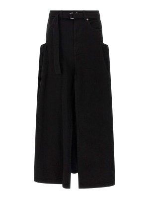 Sacai: Jupes longues - Jupe Longue - Noir
