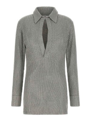 The Attico: Jeans acampanados - Jeans Acampanados - Gris