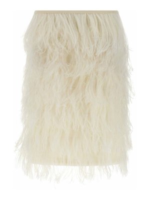 The Attico: gonne al ginocchio  e longuette - Gonna in piume di struzzo
