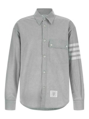 THOM BROWNE: Camisas - Camisa - Gris