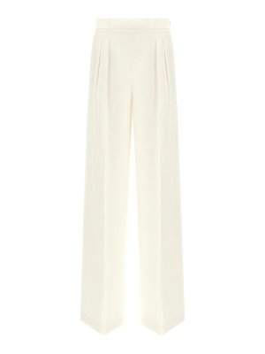 TWINSET: casual trousers - Crêpe Pants