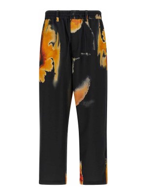 Y-3: Pantalons casual - Pantalons Décontractés - Noir