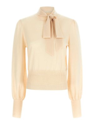 ZIMMERMANN: crew necks - Pussybow Sweater