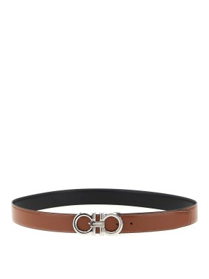 SALVATORE FERRAGAMO: belts - Reversible Belt