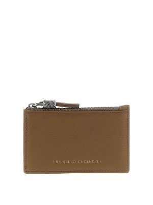 BRUNELLO CUCINELLI: Carteras y monederos - Carteras Y Monederos - Marrón