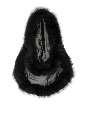 DSQUARED2: Estolas y chales - Estola - Negro