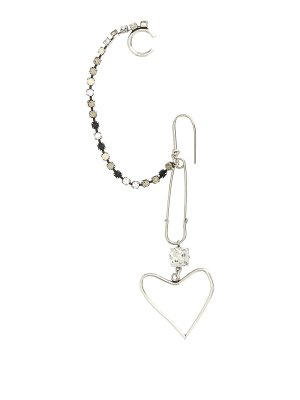 ISABEL MARANT: Earrings - Ear Cuff Pin And Heart