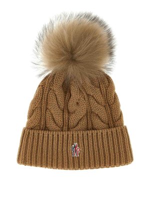 MONCLER: 帽子＆キャッブ - 帽子 - ブラウン