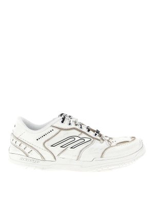 BALENCIAGA: trainers - Hamptons Worn-Out Medio Sneakers