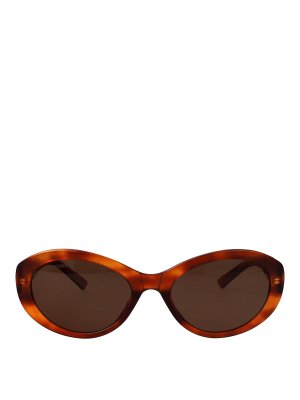 BALENCIAGA: Gafas de sol - Gafas De Sol - Marrón