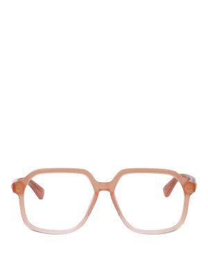 BOTTEGA VENETA: 眼鏡 - 眼鏡 - ヌードカラー