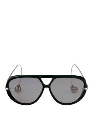 BOTTEGA VENETA: サングラス - サングラス - 緑