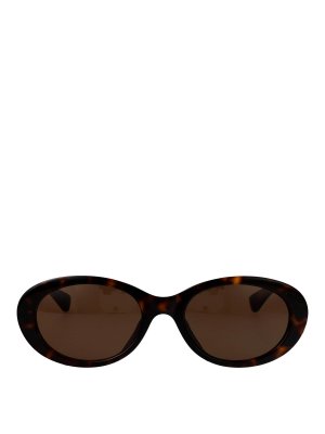 BOTTEGA VENETA: サングラス - サングラス - ブラウン