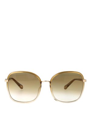 CHLOE': Lunettes de soleil - Lunettes De Soleil - Beige