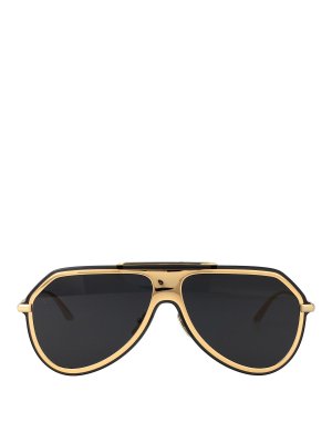 DOLCE & GABBANA: Sonnenbrillen - Sonnenbrille - Gold