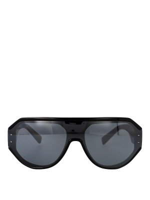 DOLCE & GABBANA: Sonnenbrillen - Sonnenbrille - Schwarz