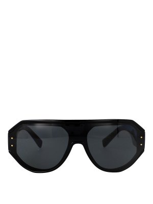 DOLCE & GABBANA: Sonnenbrillen - Sonnenbrille - Schwarz