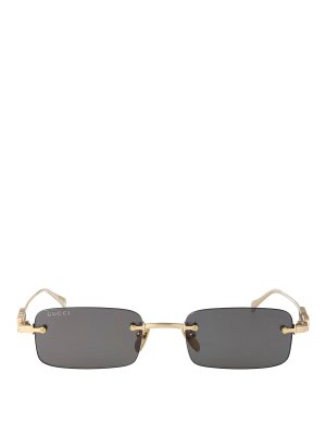 GUCCI: Sonnenbrillen - Sonnenbrille - Grau