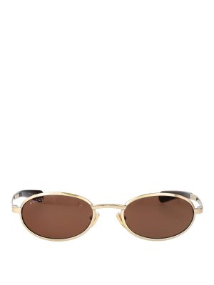 GUCCI: Gafas de sol - Gafas De Sol - Dorado