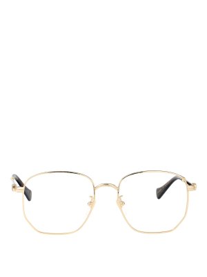 GUCCI: Lunettes - Lunettes - Or