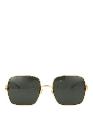 GUCCI: Lunettes de soleil - Lunettes De Soleil - Or