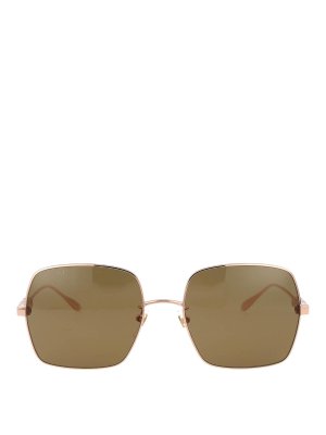 GUCCI: Lunettes de soleil - Lunettes De Soleil - Or