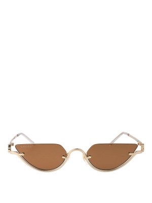 GUCCI: Lunettes de soleil - Lunettes De Soleil - Or
