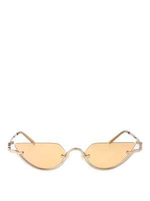 GUCCI: Lunettes de soleil - Lunettes De Soleil - Or