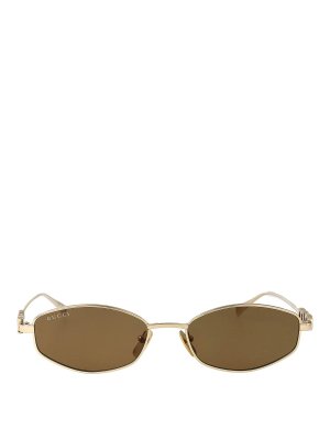 GUCCI: Lunettes de soleil - Lunettes De Soleil - Or