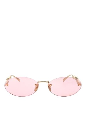 GUCCI: サングラス - サングラス - ヌードカラー