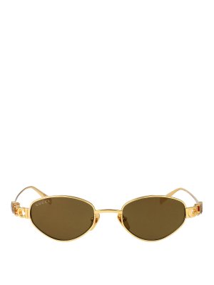 GUCCI: Lunettes de soleil - Lunettes De Soleil - Or