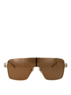 GUCCI: Lunettes de soleil - Lunettes De Soleil - Or