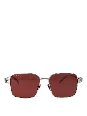 GUCCI: Lunettes de soleil - Lunettes De Soleil - Argent