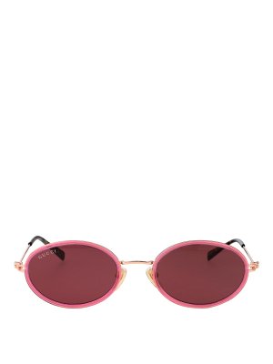 GUCCI: Lunettes de soleil - Lunettes De Soleil - Couleur Chair