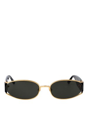 LINDA FARROW: Sonnenbrillen - Sonnenbrille - Gold