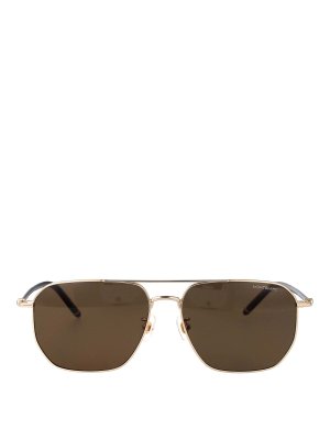 MONTBLANC: Lunettes de soleil - Lunettes De Soleil - Or