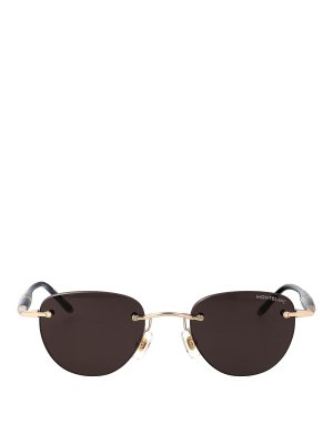 MONTBLANC: Lunettes de soleil - Lunettes De Soleil - Or