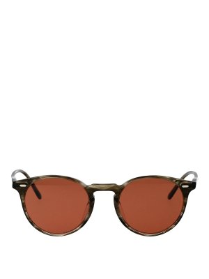 OLIVER PEOPLES: Sonnenbrillen - Sonnenbrille - Grün