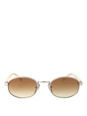 PRADA: Sonnenbrillen - Sonnenbrille - Silber