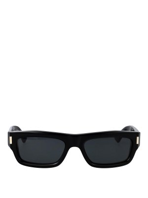 SAINT LAURENT: Lunettes de soleil - Lunettes De Soleil - Noir