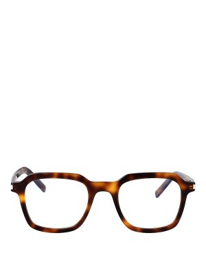 SAINT LAURENT: Lunettes - Lunettes - Marron