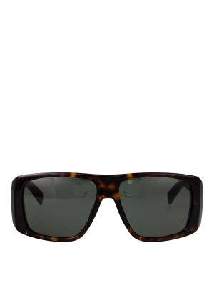 SAINT LAURENT: サングラス - サングラス - ブラウン