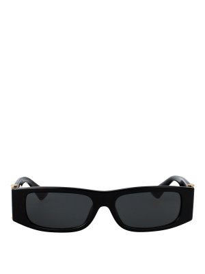 VERSACE: Lunettes de soleil - Lunettes De Soleil - Noir