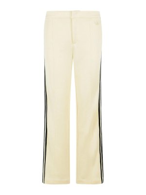 Adidas Originals: casual trousers - Ivory Cotton Blend Trousers