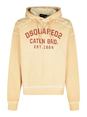 DSQUARED2: Felpe e maglie - Felpa Cipro Sabbia in cotone