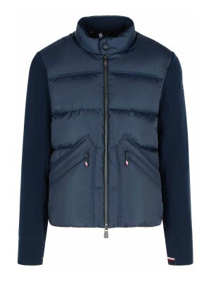 MONCLER: Cárdigans - Cárdigan - Azul