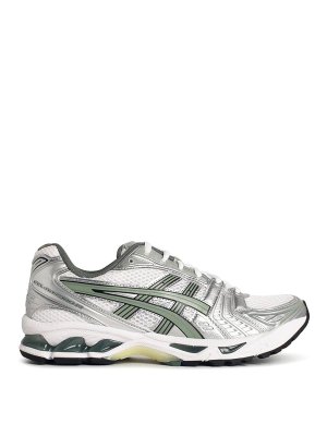 ASICS: trainers - White Tech Fabric Blend Sneakers