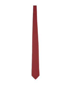 FERRAGAMO: ties & bow ties - Twist Print Tie