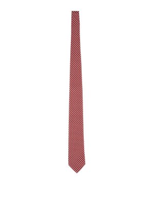 FERRAGAMO: ties & bow ties - Sailboat Print Tie