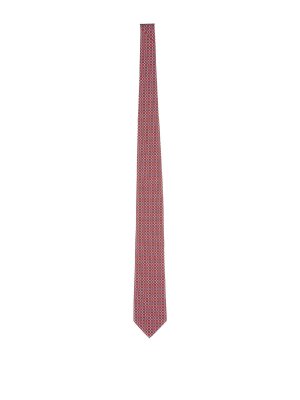 FERRAGAMO: ties & bow ties - Vara Print Tie